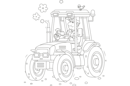 Printable coloring pages: Job7 – 10 Doigts