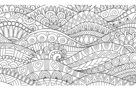 Dibujos para imprimir : Mandala9 – 10 Doigts