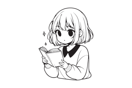 Printable coloring pages: Manga 25 – 10 Doigts