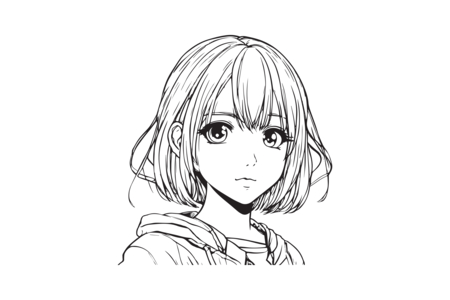 Printable coloring pages: Manga 27 – 10 Doigts