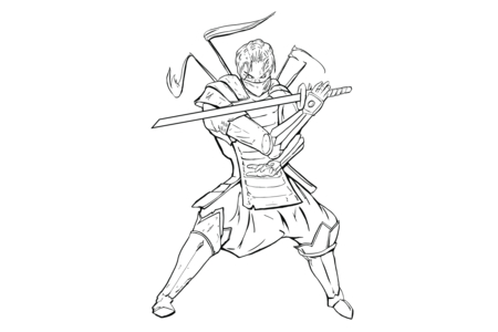 Dibujos para imprimir : Manga 5 – 10 Doigts