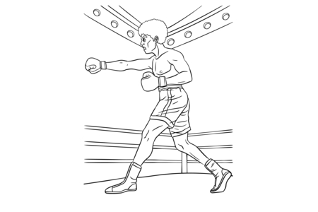 Printable coloring pages: Olympics-Sport-10 – 10 Doigts
