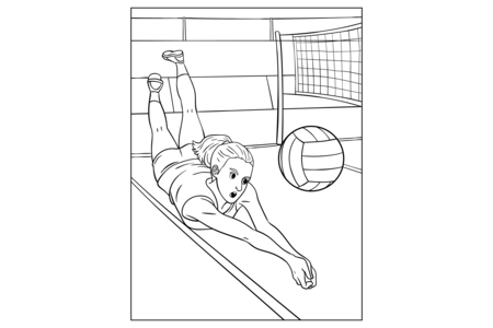Printable coloring pages: Olympics-Sport-12 – 10 Doigts