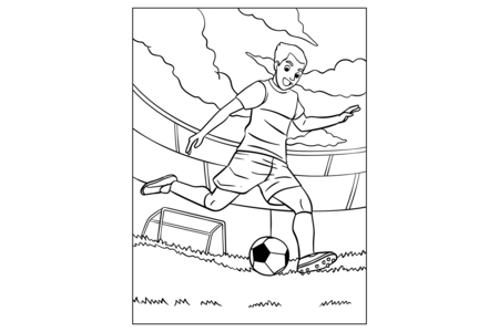Printable coloring pages: Olympics-Sports-13 – 10 Doigts