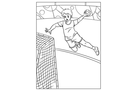 Printable coloring pages: Olympics-Sport-16 – 10 Doigts