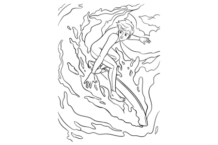 Printable coloring pages: Olympics-Sport-17 – 10 Doigts