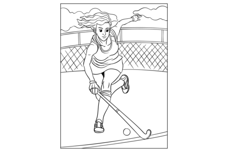 Printable coloring pages: Olympics-Sport-20 – 10 Doigts