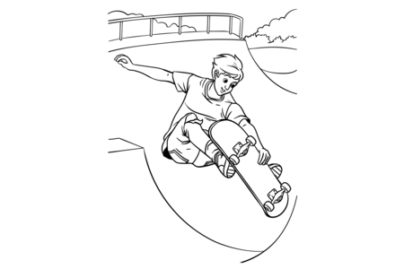 Printable coloring pages: Olympics-Sport-8 – 10 Doigts
