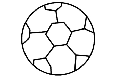 Dibujos para imprimir : Pelota deportiva 01 – 10 Doigts