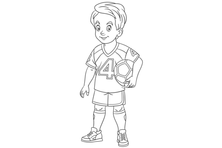Printable coloring pages: Sport12 – 10 Doigts