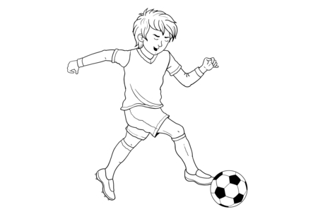 Printable coloring pages: Sport7 – 10 Doigts