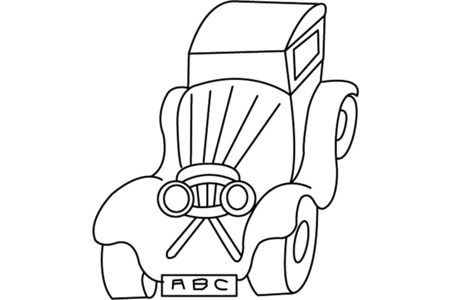 Printable coloring pages: Auto 09 – 10 Doigts