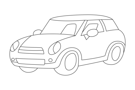 Dibujos para imprimir : Auto 10 – 10 Doigts