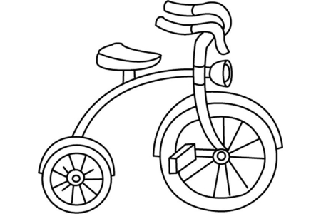 Dibujos para imprimir : Bicicleta 03 – 10 Doigts