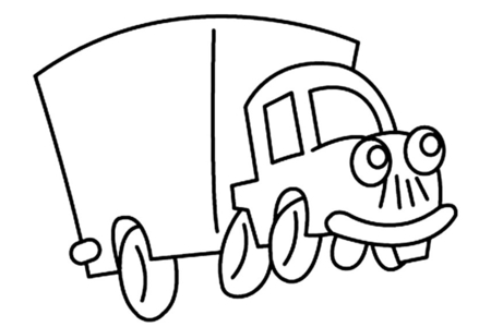 Dibujos para imprimir : Camión 05 – 10 Doigts