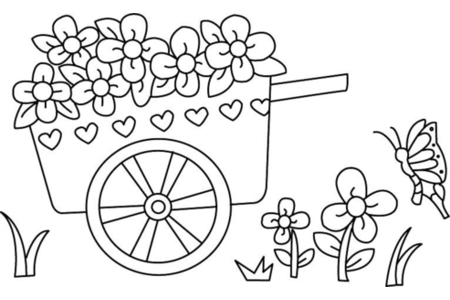 Dibujos para imprimir : Carreta 01 – 10 Doigts