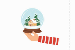 Snow globe, Bell – 10doigts.fr