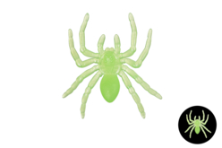 10 arañas fosforescentes halloween - Accessoires créatifs Halloween - 10doigts.fr - 2