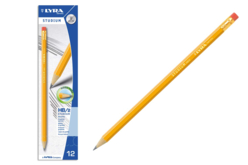 12 crayons graphite avec gomme - mine HB/2  - Crayons à papier : l'outil indispensable pour écrire et dessiner - 10doigts.fr