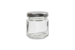 12 pots en verre avec couvercle 6.5 cm - Supports en Verre - 10doigts.fr
