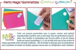 Cinta adhesiva especial gomets - Pegatinas Fantasía - 10doigts.fr