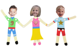 Customizable Articulated Silhouettes - 12 Pieces - 1 - Paper Supports - 10doigts.com - Paper Supports - 10doigts.fr
