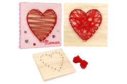 Kit String Art - String Art pour enfants : l'art de créer avec des fils - 10doigts.fr
