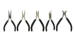 5 pinces bijoux - Outils bijoux - 10doigts.fr