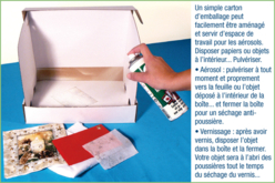 Pegamento y barniz en aerosol: consejos de uso - Barniz protector - 10doigts.fr