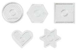 Placas para cuentas fusibles (Ø 5 mm) - 5 unidads - Abalorios para planchar 5 mm – 10doigts.fr