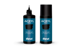 Pintura acrílica opaca 80 ml negra - Peinture acrylique mate - 10doigts.fr