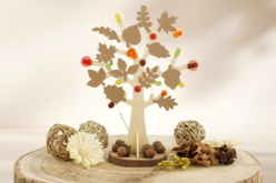 Tree Shaped Paper Kraft Stickers - 400 pcs - 2 - Autumn Stickers - 10doigts.com - Autumn Stickers - 10doigts.fr