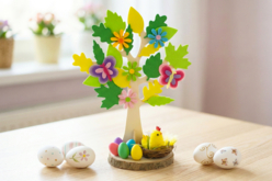 Little Chickens on Straw Nests - 2 pcs - 2 - Easter Decorative Accessories - 10doigts.com - Easter Decorative Accessories - 10doigts.fr