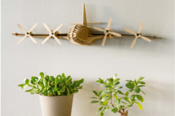 Cardboard Airplane Trophy to Assemble - 2 - Cardboard Decorations - 10doigts.com - Cardboard Decorations - 10doigts.fr