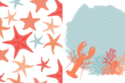 Bloc papier Corail, 30 x 30 cm - Papiers à motifs - 10doigts.fr - 2