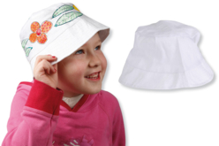 White Cotton Cap to Decorate - Cotton, Linen - Textiles – 10doigts.fr