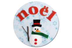bonhomme de neige boule polystyrène - Boules en polystyrène - 10doigts.fr - 2