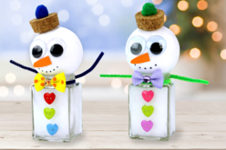 Bonhomme de neige mignon - Boutons fantaisie et décoratifs pour tous vos DIY - 10doigts.fr - 2