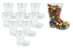 bottes de noel à garnir - Formes à garnir - Plastique - 10doigts.fr