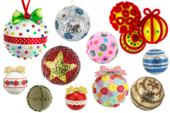 bolas de navidad de poliestireno - Bolas de poliestireno - 10doigts.fr