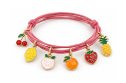 pulsera de cuero con colgante - Breloques, pampilles - 10doigts.fr - 2