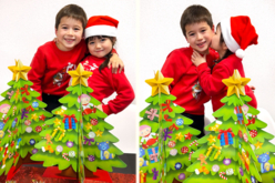 Manualidades Niños Árbol gigante Gommette - Kits creativos de Navidad para los niños - 10doigts.fr