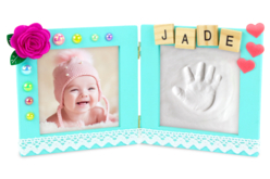 Cadre empreinte bébé - Empreinte - Modelage et moulage - 10doigts.fr - 2