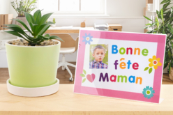 cadre photo fête des mères - Objets pour le bureau : personnalisez votre espace de travail - 10doigts.fr - 2