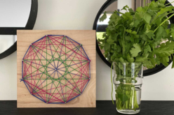 CADRE string art mandala - String Art pour enfants : l'art de créer avec des fils - 10doigts.fr - 2