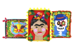 cadres mexicains - Carton ondulé - 10doigts.fr - 2