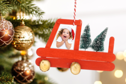 Camionnette de Noël - Suspension sapin - Déco Noël Nature - 10doigts.fr - 2