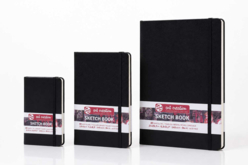Libreta de Croquis 9 x 14 cm - Negro - Carnets de dessin pour les croquis, esquisses et le dessin nomade - 10doigts.fr