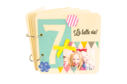 Carnet en bois - Albums et carnets à personnaliser - 10doigts.fr - 2