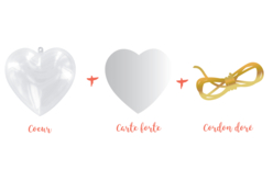 Transparent Plastic Hearts - 10 Pieces - Fillable Shapes - Plastic – 10doigts.fr - 2